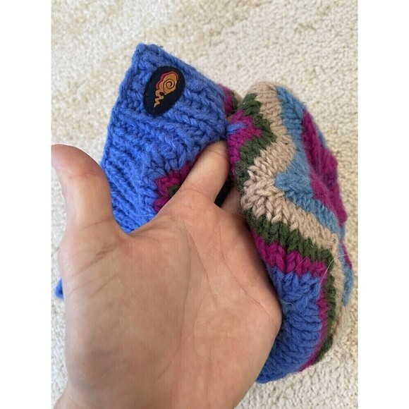 Everest Designs Kids 5-12 Unisex Sherpa Beanie- Wool - Colorful - Handmade Nepal - Picture 7 of 7